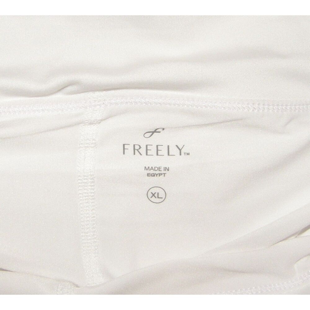 FREELY White Sz XL Soft Stretchy Pull On Athletic DEVINA Skort Pockets - Picture 6 of 9